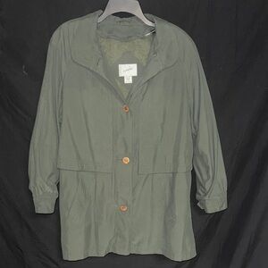 Jacqueline Ferrar Utility Jacket in Olive